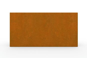 Moderno kovinsko korito za rože - jeklo Corten - dimenzije 60x120x60 cm