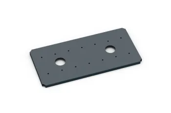 Polica za cvetlično korito 30×60 cm antracit, zgornji pogled