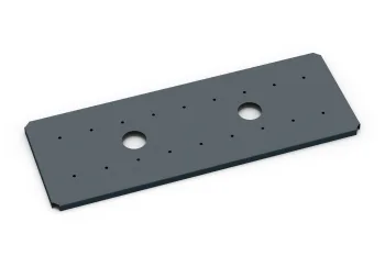 Polica za cvetlično korito 30×80 cm antracit, zgornji pogled