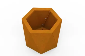 Corten cvetlično korito HX 30x30 cm