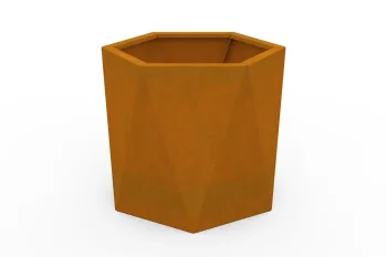 Corten cvetlično korito HX 50x50 cm