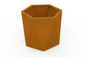 Corten cvetlično korito HX 60×60 cm
