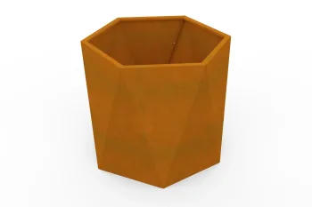 Corten cvetlično korito HX 80×80 cm