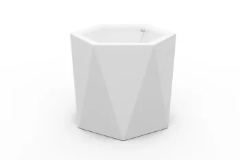 Cvetlično korito HX 40×40 cm RAL9016 FS
