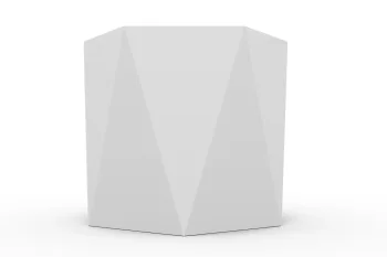 Cvetlično korito HX 80×80 cm RAL9016 FS