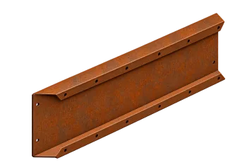 Corten modularni robnik H15 cm, L60 cm za dvignjeno gredo in vrtno obrobo