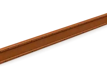 Modularni Corten robnik 150 cm, višina 15 cm – vrtni robnik iz Corten jekla Flamula