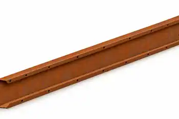 Corten modularni vrtni robnik višine 15 cm in dolžine 100 cm